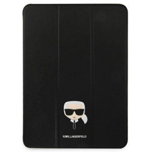 Karl Lagerfeld Saffiano Karl Head iPad Pro 12.9″ 2020/2021 kinyitható tartó (fekete)