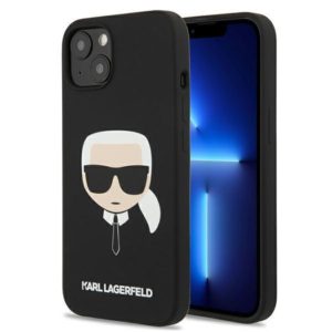 Karl Lagerfeld Silicone Ikonik Karl’s Head szilikon iPhone 13 mini tok (fekete)