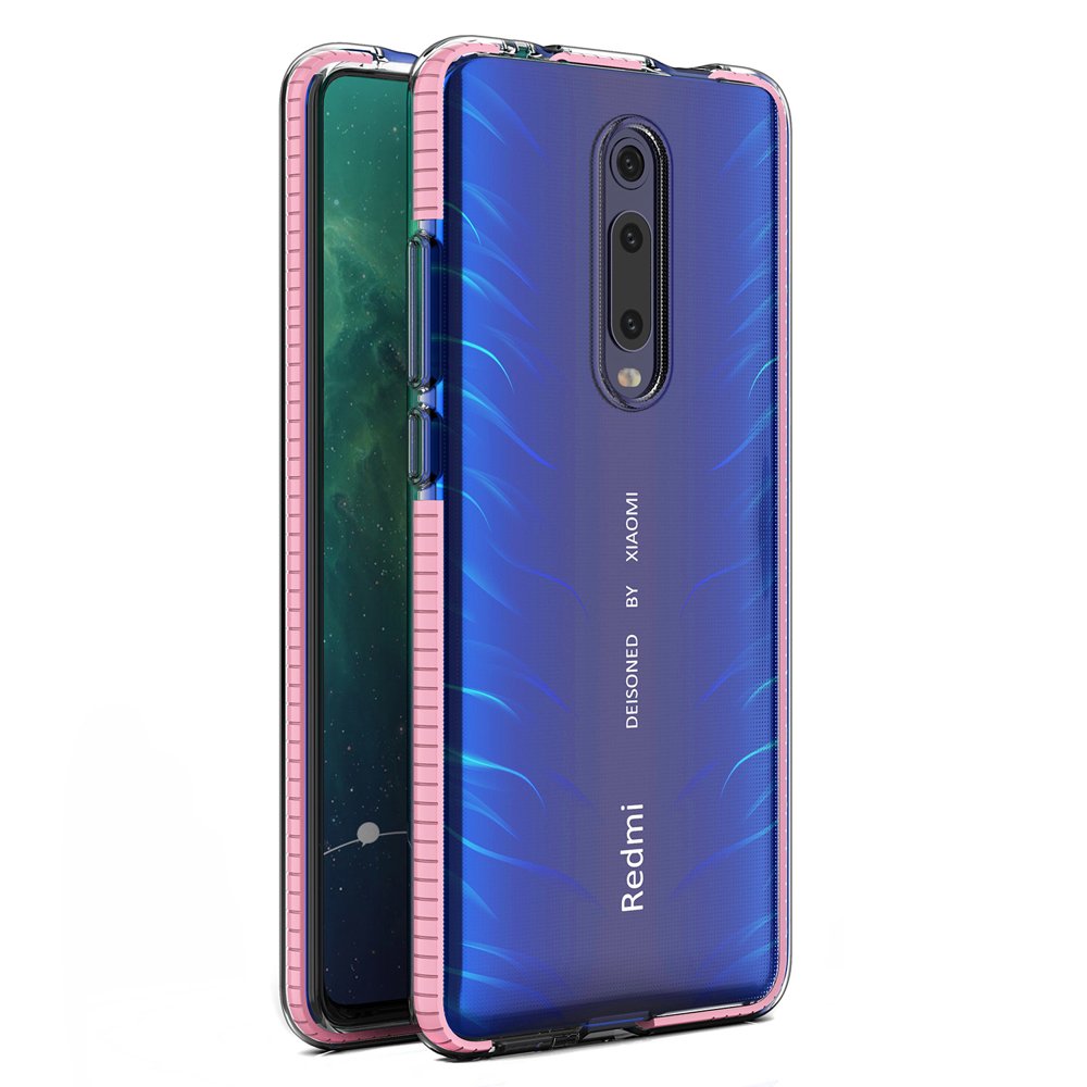 Spring Case átlátszó tok színes kerettel Xiaomi Mi 9T/9T Pro (többféle színben) - Image 3