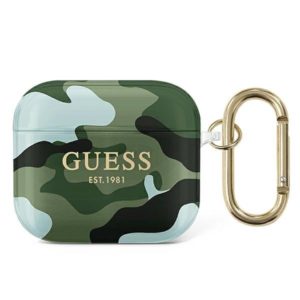 Guess Camo Collection AirPods 3 tartó (khaki terepszínű)