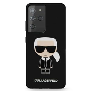 Karl Lagerfeld Silicone Ikonik Samsung S21 Ultra G998 telefontok (fekete)