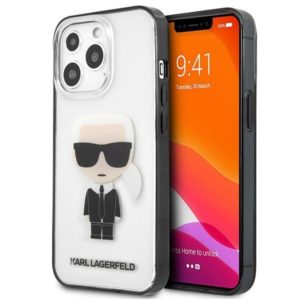 Karl Lagerfeld Transparent Ikonik iPhone 13 Pro Max telefontok (átlátszó)
