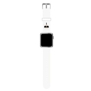 Karl Lagerfeld Silicone Karl’s Head Apple Watch óraszíj 38/40/41mm (fehér)
