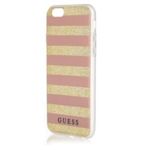 Guess Ethnic Chic Stripes 3D iPhone 6/6s telefontok (rózsaszín)