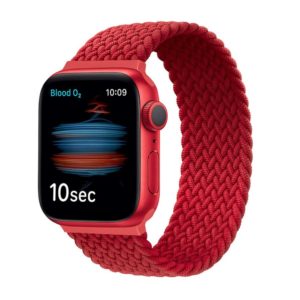 Xprotector fonott körpánt szíj Apple Watch 42/44/45mm, L (172mm) (piros)