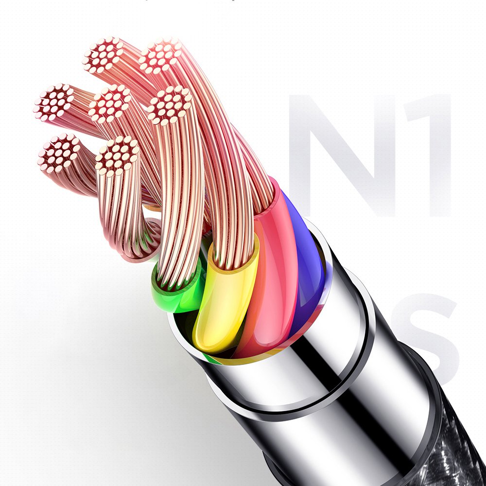 Joyroom USB - USB Type C kábel 3A 0.2m (piros) - Image 6