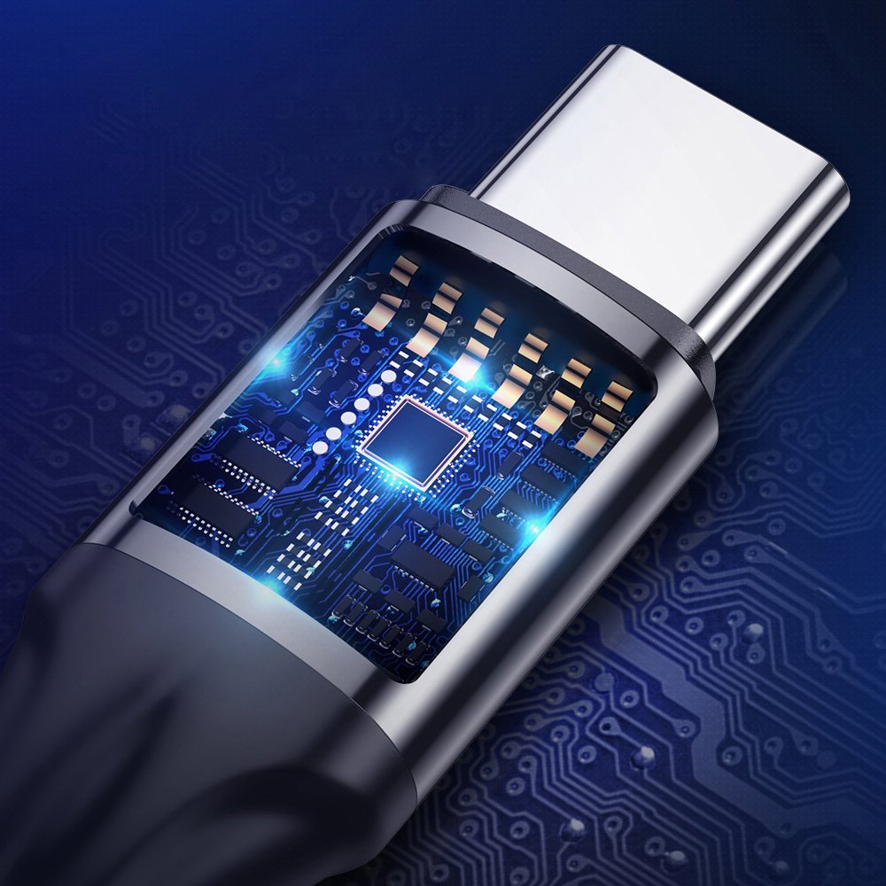 Joyroom USB - USB Type C kábel 3A 0.2m (piros) - Image 7