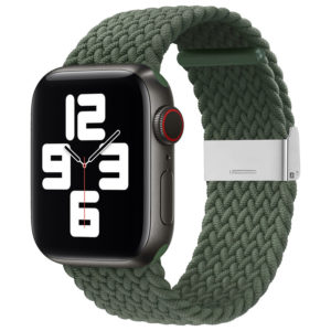 Strap Fabric Apple Watch 2/3/4/5/6/7/SE óraszíj (zöld)