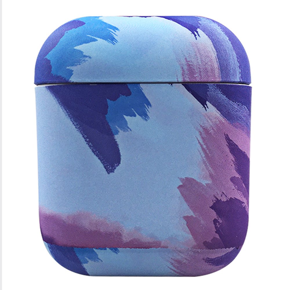 Watercolor akvarell AirPods 1-2 kemény tok (kék)