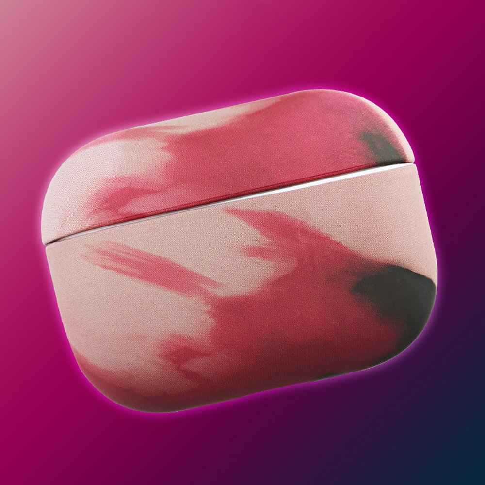 Watercolor akvarell AirPods Pro kemény tok (piros) - Image 2