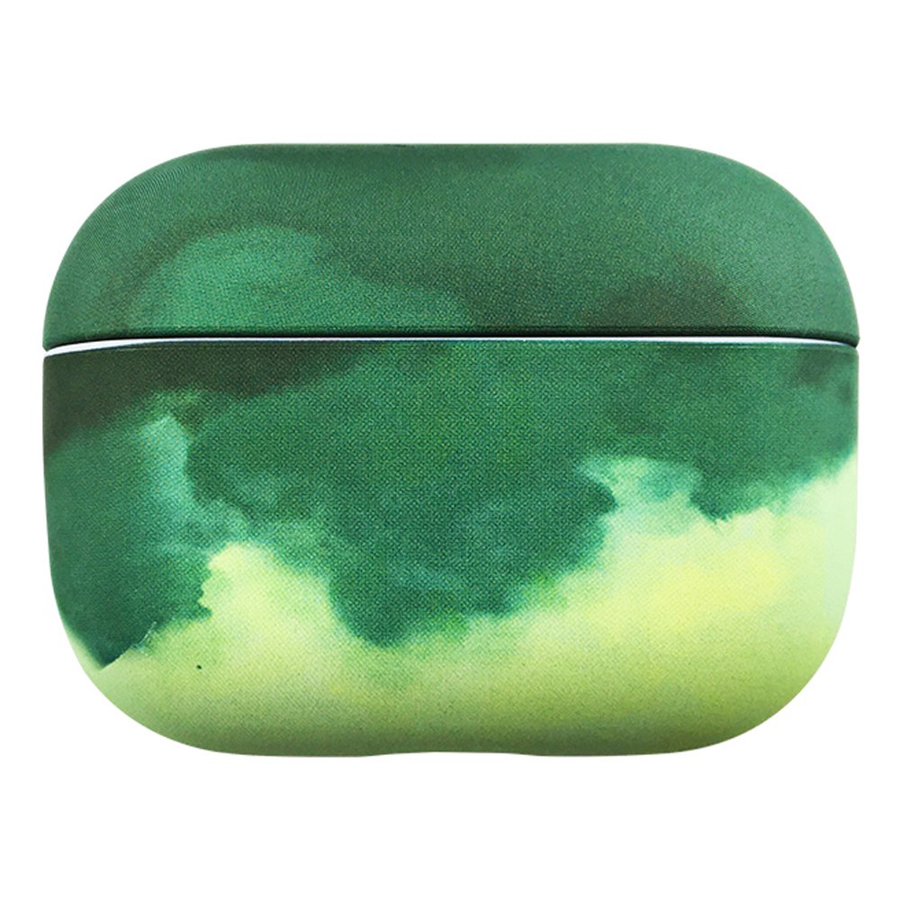 Watercolor akvarell AirPods Pro kemény tok (zöld)