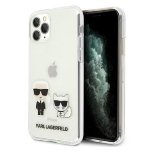 Karl Lagerfeld Transparent Karl & Choupette iPhone 11 Pro Max telefontok (átlátszó)