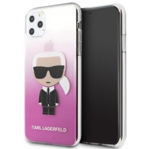 Karl Lagerfeld Gradient Ikonik Karl iPhone 11 Pro Max telefontok (rózsaszín)