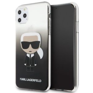 Karl Lagerfeld Gradient Ikonik Karl iPhone 11 Pro Max telefontok (fekete)