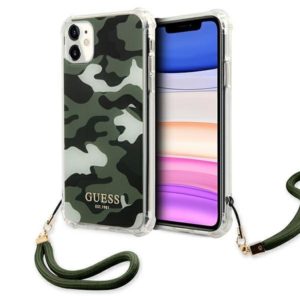 Guess Camo Collection iPhone 11 telefontok (khaki zöld)