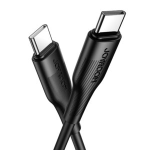 Joyroom gyorstöltő kábel USB Type-C – USB Type-C 0.25m 60W (fekete)