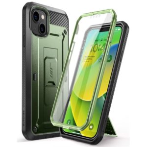 Supcase Unicorn Beetle Pro iPhone 14 Plus ütésálló tok (zöld)
