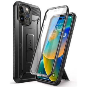 Supcase Unicorn Beetle Pro iPhone 14 Pro ütésálló tok (fekete)