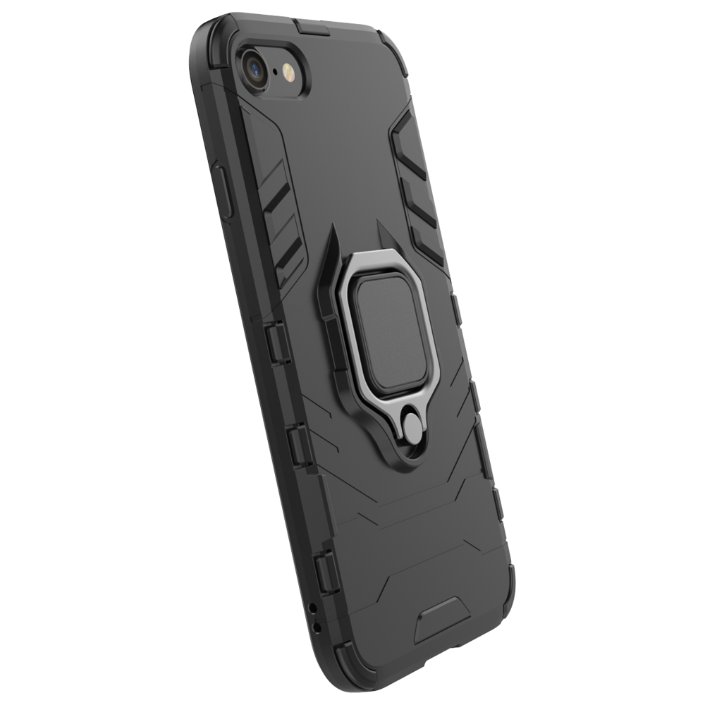iTok webáruház - Hurtel Ring Armor kitámasztható ütésálló telefontok iPhone SE/5S/5 (fekete) 5 Ring Armor kitámasztható ütésálló telefontok iPhone SE/5S/5 (fekete) - Image 5