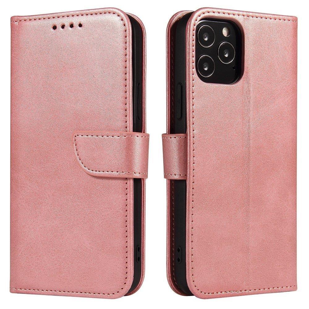 Magnet Case elegáns kinyitható tok Samsung Galaxy A52/A52s (rózsaszín)