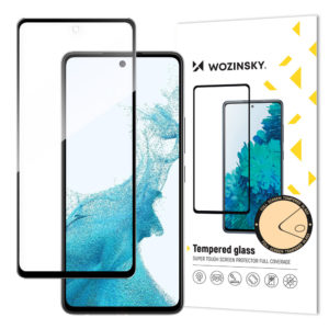 Wozinsky Super Durable Full Glue üvegfólia kerettel Samsung Galaxy A56 5G (fekete keretes)