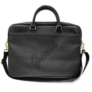 Guess Saffiano Script 16″ laptop táska (fekete)