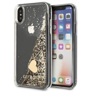 Guess Glitter Charms iPhone X/Xs telefontok (arany)
