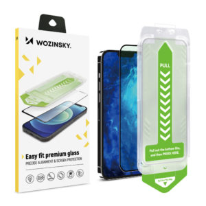 Wozinsky Premium kijelzővédő üvegfólia felhelyező kerettel iPhone 13 Pro Max