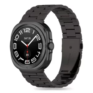 Tech-Protect rozsdamentes fém okosóraszíj Samsung Galaxy Watch Ultra 47mm (fekete)
