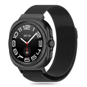 Tech-Protect MilaneseBand milánói okosóraszíj Samsung Galaxy Watch Ultra 47mm (fekete)