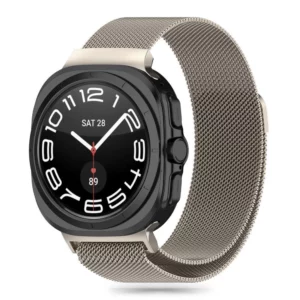 Tech-Protect MilaneseBand milánói okosóraszíj Samsung Galaxy Watch Ultra 47mm (bézs)