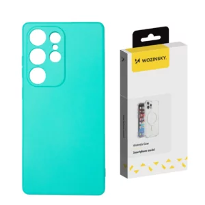 Wozinsky Silicone Case szilikon tok Samsung Galaxy S25 (menta zöld)