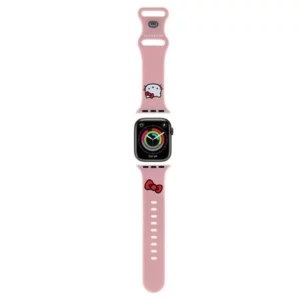 Hello Kitty Apple Watch szíj rózsaszín szilikon 38–41 mm pánt