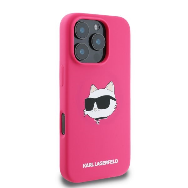 iTok webáruház - Karl Lagerfeld Karl Lagerfeld Silicone Choupette Head Print MagSafe tok iPhone 16 Pro Max készülékhez (fukszia) 2 Karl Lagerfeld Silicone Choupette Head Print MagSafe tok iPhone 16 Pro Max készülékhez (fukszia) - Image 2