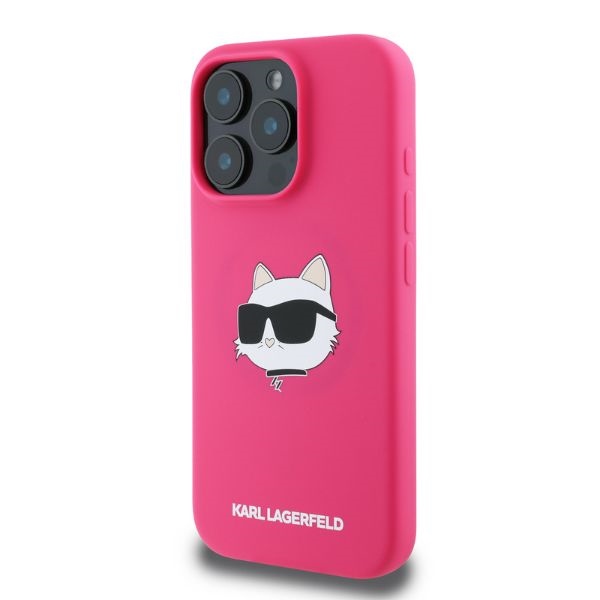 iTok webáruház - Karl Lagerfeld Karl Lagerfeld Silicone Choupette Head Print MagSafe tok iPhone 16 Pro Max készülékhez (fukszia) 4 Karl Lagerfeld Silicone Choupette Head Print MagSafe tok iPhone 16 Pro Max készülékhez (fukszia) - Image 4