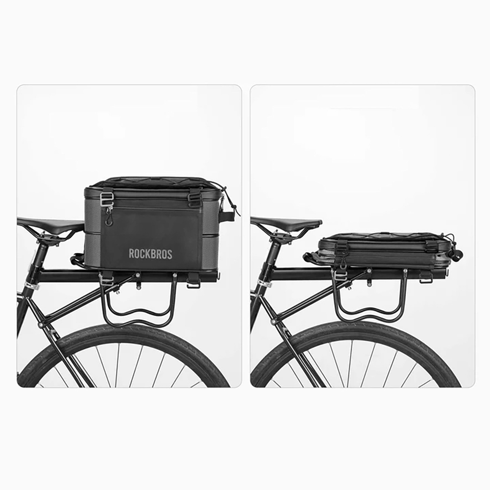 iTok webáruház - RockBros Rockbros A30 ROAD TO SKY Foldable Bike Bag for Trunk 15-30L (fekete) 2 Rockbros A30 ROAD TO SKY Foldable Bike Bag for Trunk 15-30L (fekete)