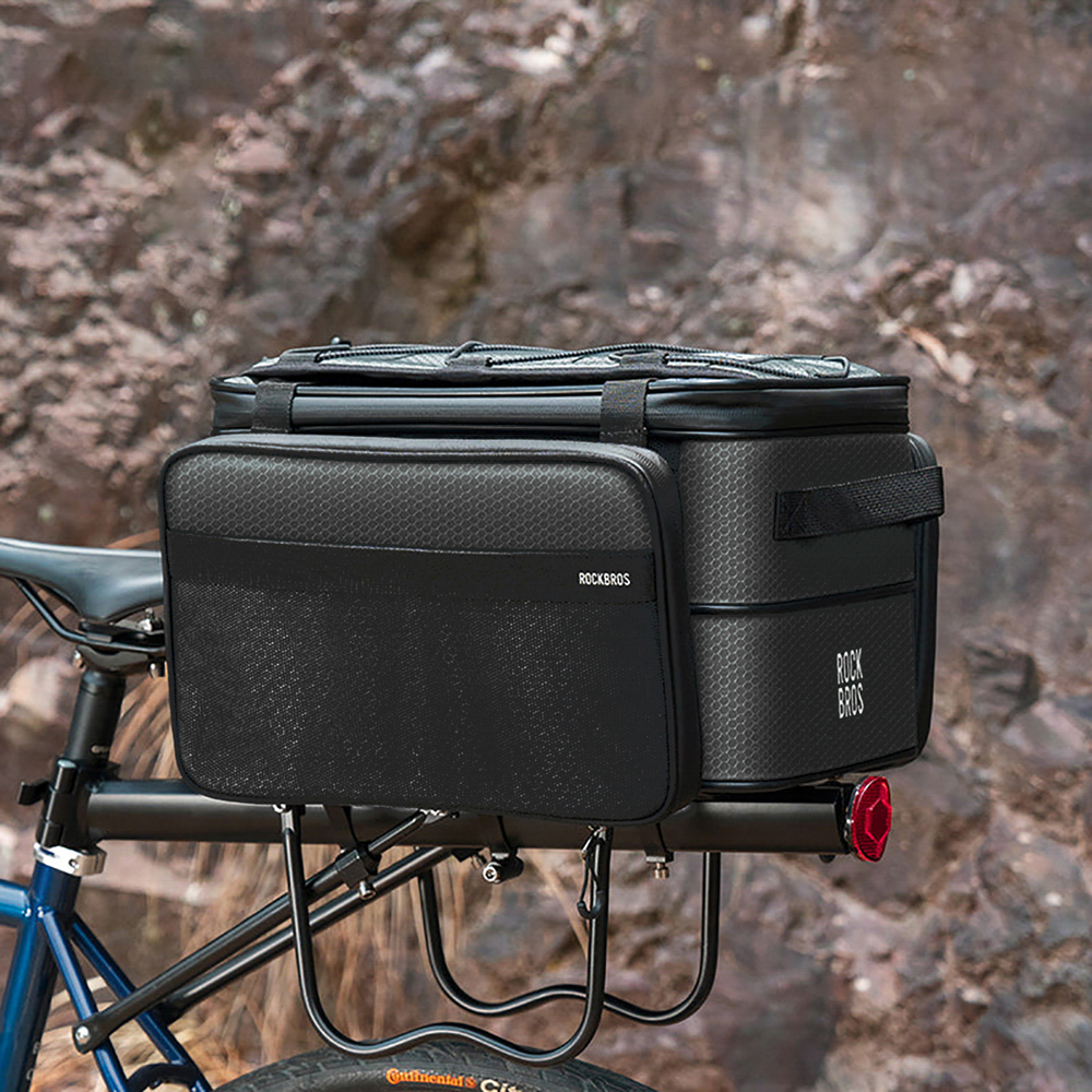 iTok webáruház - RockBros Rockbros A30 ROAD TO SKY Foldable Bike Bag for Trunk 15-30L (fekete) 5 Rockbros A30 ROAD TO SKY Foldable Bike Bag for Trunk 15-30L (fekete)