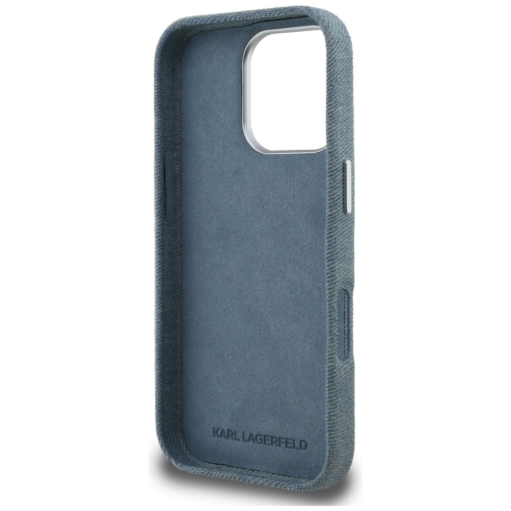 iTok webáruház - Karl Lagerfeld Karl Lagerfeld FW Jeans Signature Logo MagSafe tok iPhone 16 Pro Maxhoz (kék) 7 Karl Lagerfeld FW Jeans Signature Logo iPhone 16 Pro Max Case (kék)