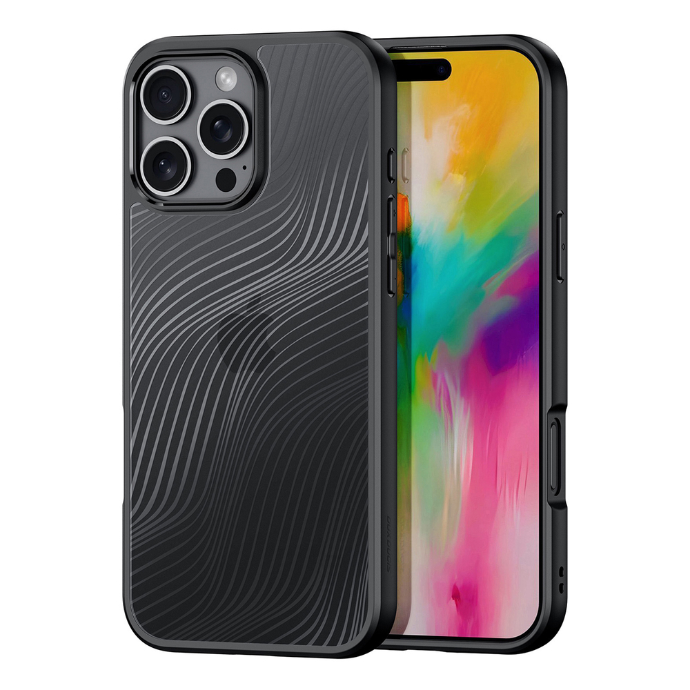 iTok webáruház - Dux Ducis Dux Ducis Aimo tok iPhone 16 Pro Max készülékhez (fekete) 1 Dux Ducis Aimo Case for iPhone 16 Pro Max (fekete)