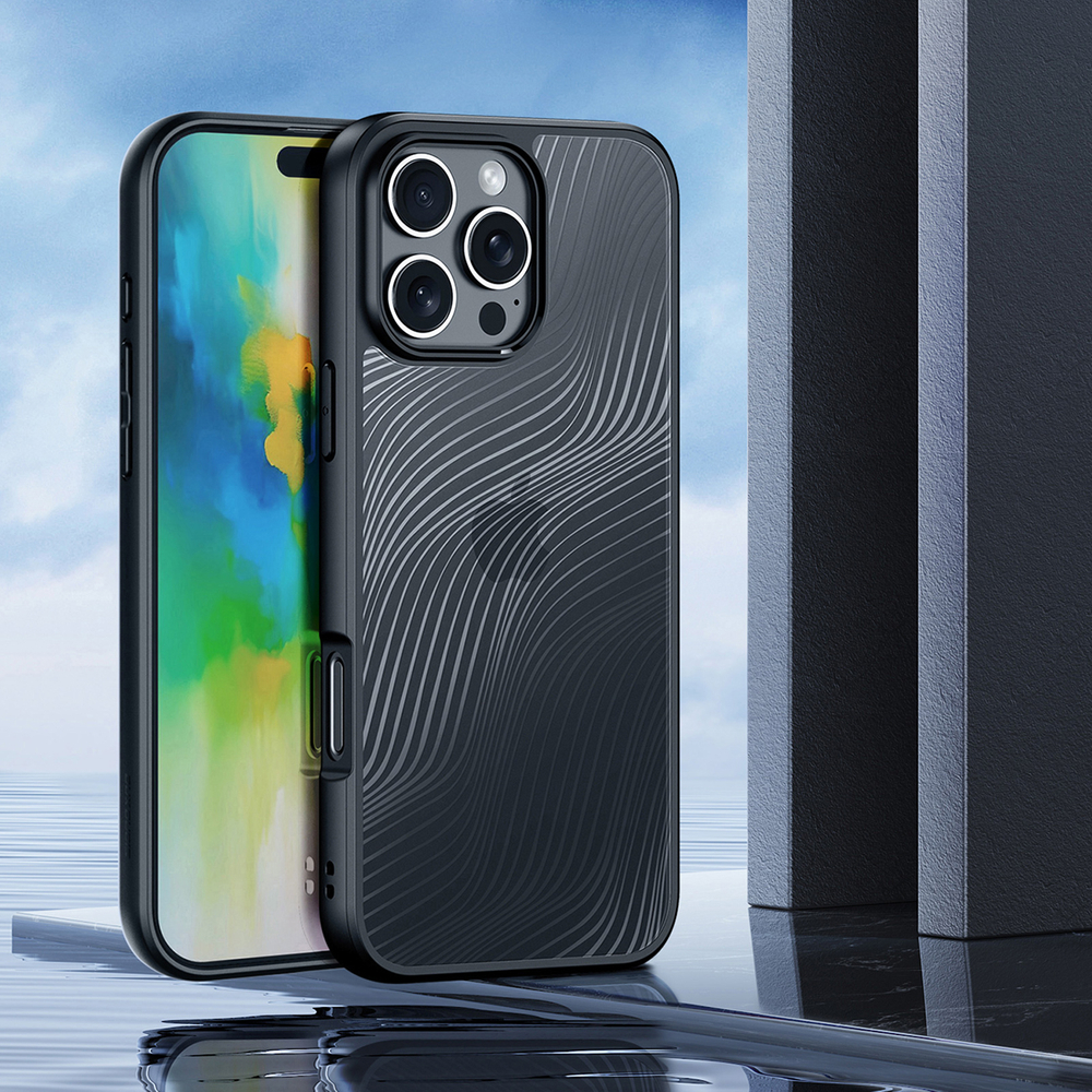 iTok webáruház - Dux Ducis Dux Ducis Aimo tok iPhone 16 Pro Max készülékhez (fekete) 4 Dux Ducis Aimo Case for iPhone 16 Pro Max (fekete)