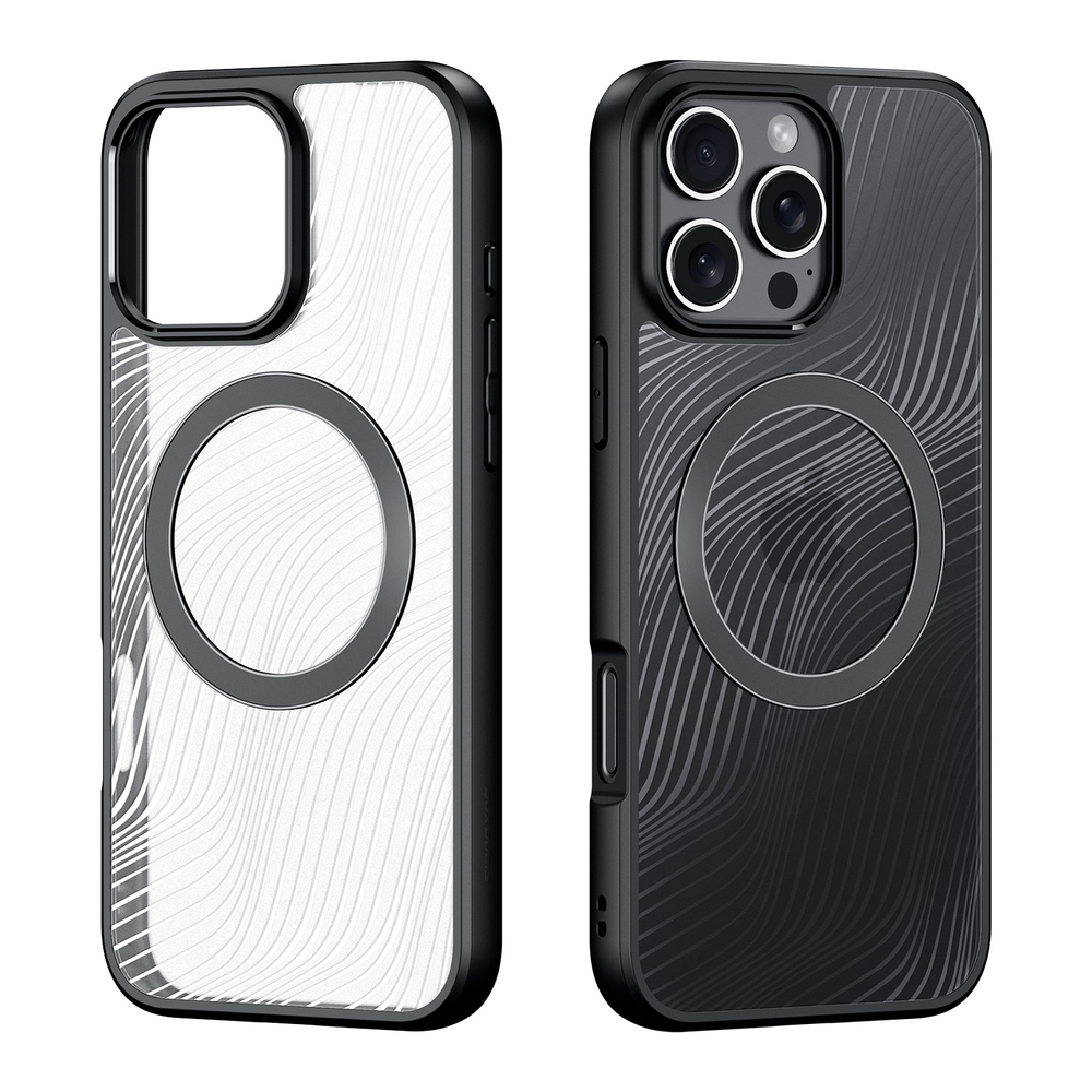 iTok webáruház - Dux Ducis Dux Ducis Aimo Mag MagSafe tok iPhone 16 Pro Max készülékhez (fekete) 2 Dux Ducis Aimo Mag case with MagSafe for iPhone 16 Pro Max (fekete)