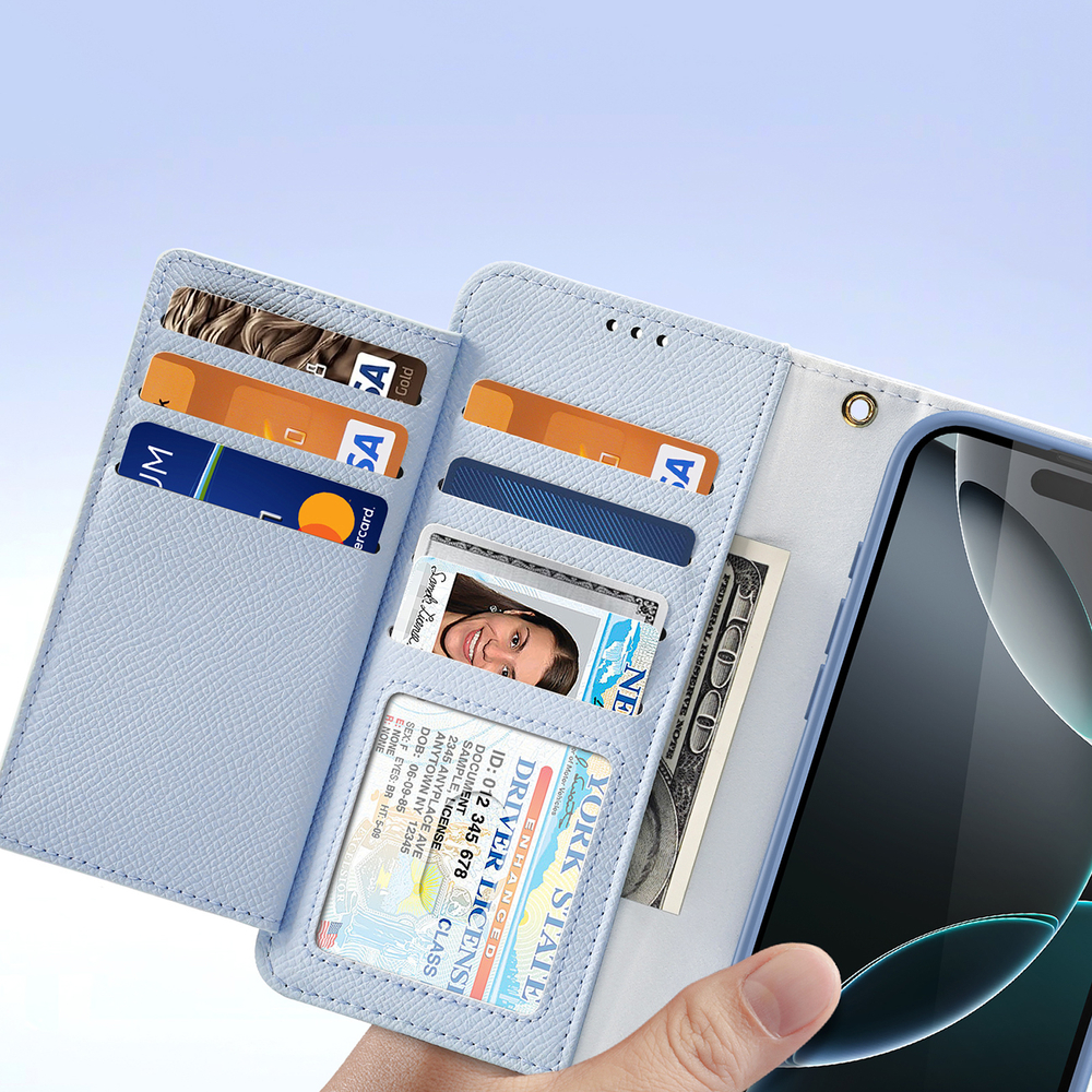 iTok webáruház - Dux Ducis Lawa Leather Case for iPhone 16 Pro Max with Detachable Magnetic Wallet (kék) 7 Dux Ducis Lawa Leather Case for iPhone 16 Pro Max with Detachable Magnetic Wallet (kék)
