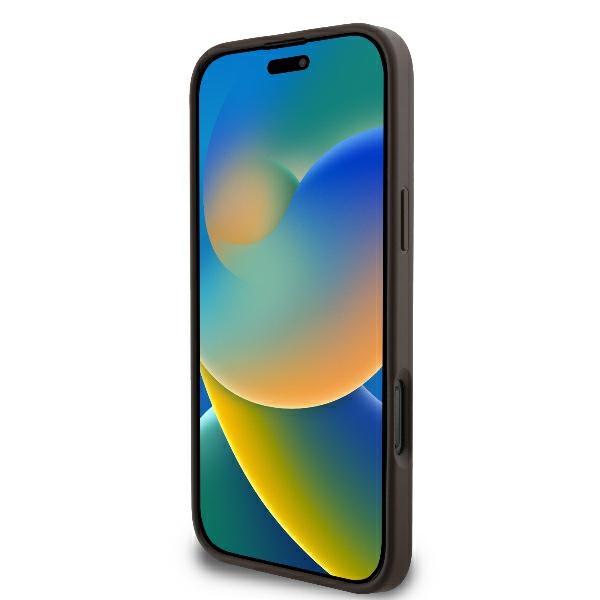 iTok webáruház - Guess Guess 4G Big Logo tok iPhone 16 Pro Max készülékhez (barna) 5 Guess 4G Big Logo iPhone 16 Pro Max Case (barna)