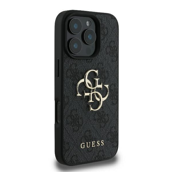iTok webáruház - Guess Guess 4G Big Logo tok iPhone 16 Pro Max készülékhez (fekete) 4 Guess 4G Big Logo iPhone 16 Pro Max Case (fekete)