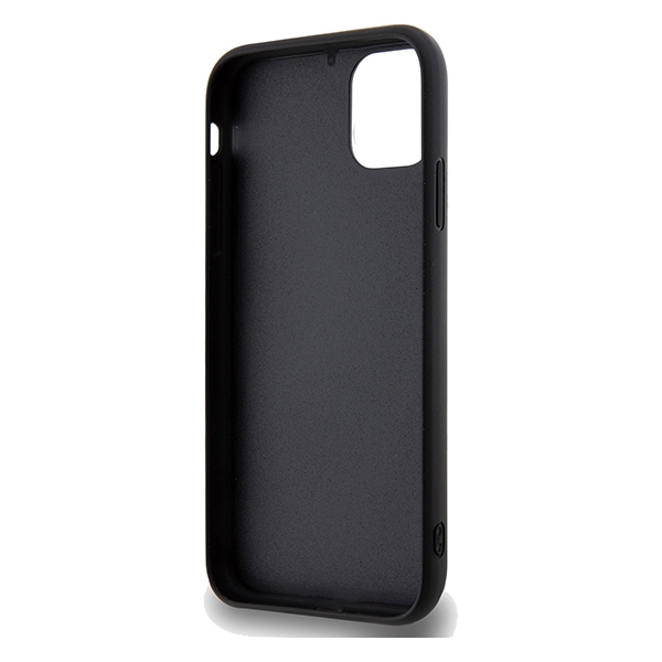iTok webáruház - Guess Guess Disco Metal Script tok iPhone 11 / Xr készülékhez (fekete) 7 Guess Disco Metal Script case for iPhone 11 / Xr (fekete)