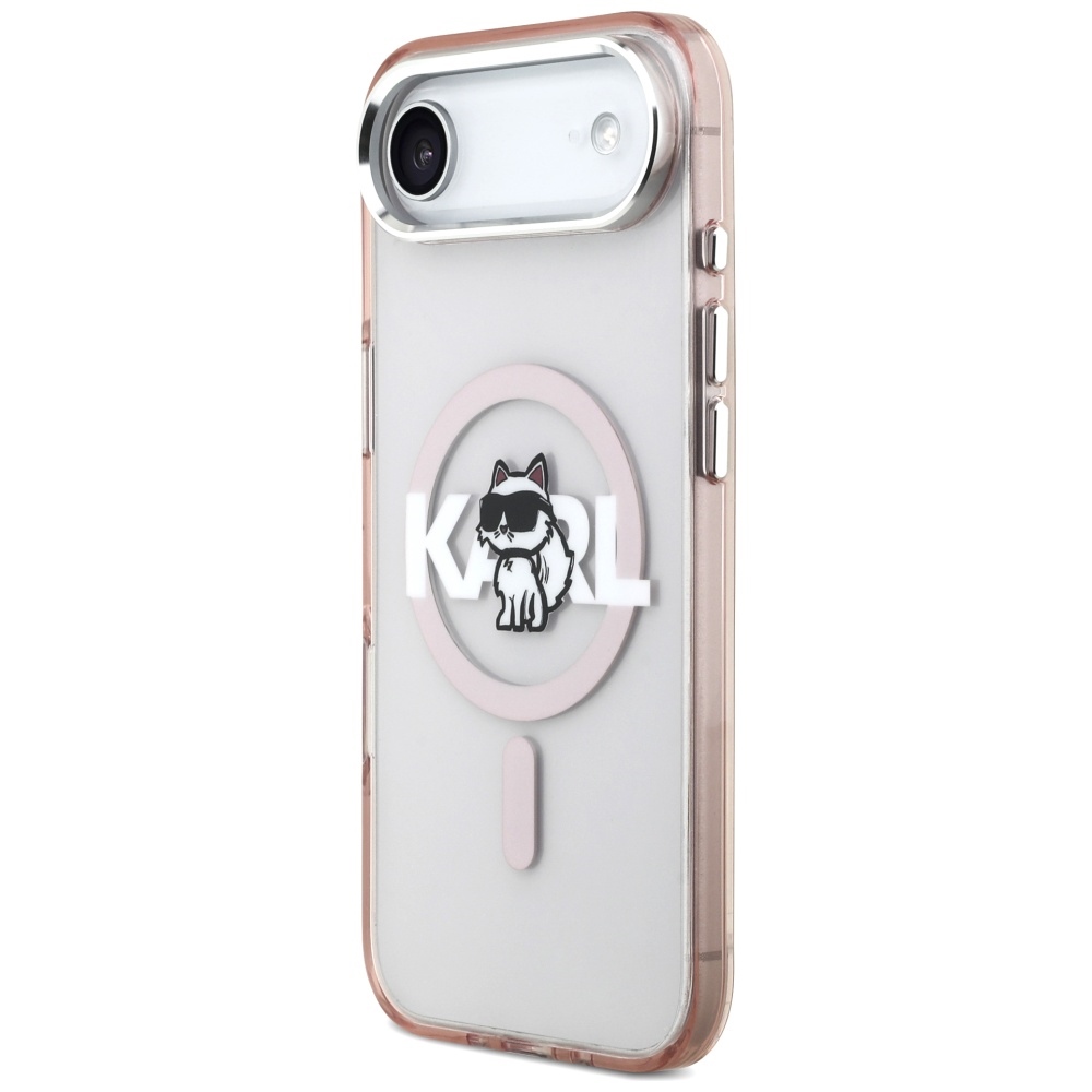 iTok webáruház - Karl Lagerfeld Karl Lagerfeld IML Choupette Sketch Logo MagSafe tok iPhone 17 Air készülékhez (rózsaszín) 2 Karl Lagerfeld IML Choupette Sketch Logo MagSafe Case for iPhone 17 Air (rózsaszín)