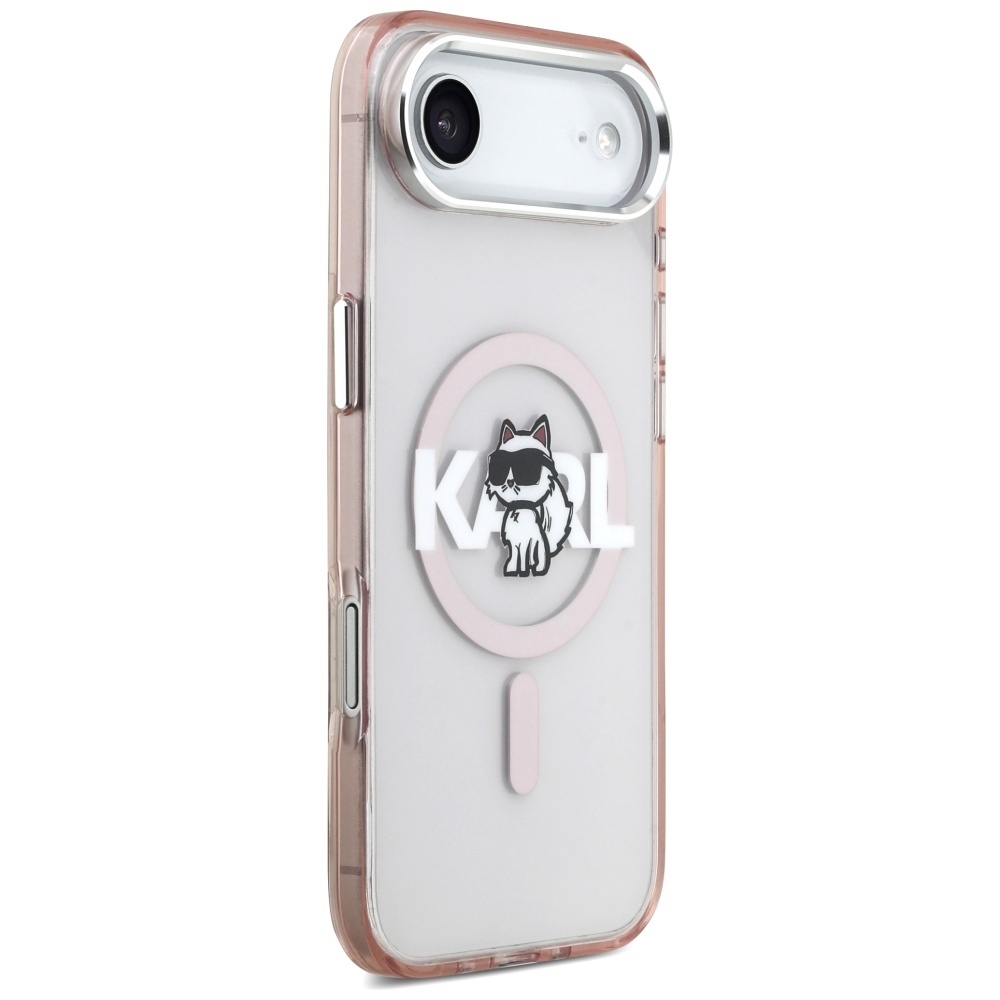 iTok webáruház - Karl Lagerfeld Karl Lagerfeld IML Choupette Sketch Logo MagSafe tok iPhone 17 Air készülékhez (rózsaszín) 4 Karl Lagerfeld IML Choupette Sketch Logo MagSafe Case for iPhone 17 Air (rózsaszín)