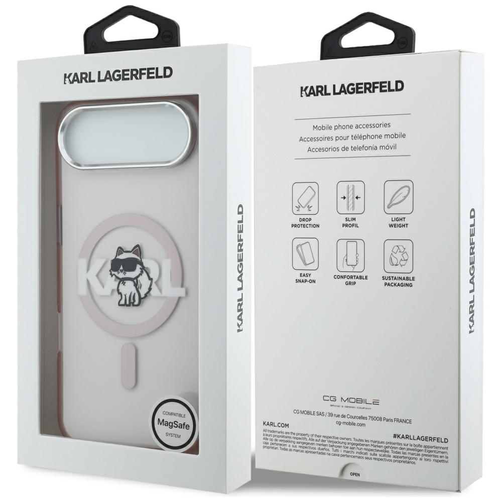 iTok webáruház - Karl Lagerfeld Karl Lagerfeld IML Choupette Sketch Logo MagSafe tok iPhone 17 Air készülékhez (rózsaszín) 8 Karl Lagerfeld IML Choupette Sketch Logo MagSafe Case for iPhone 17 Air (rózsaszín)