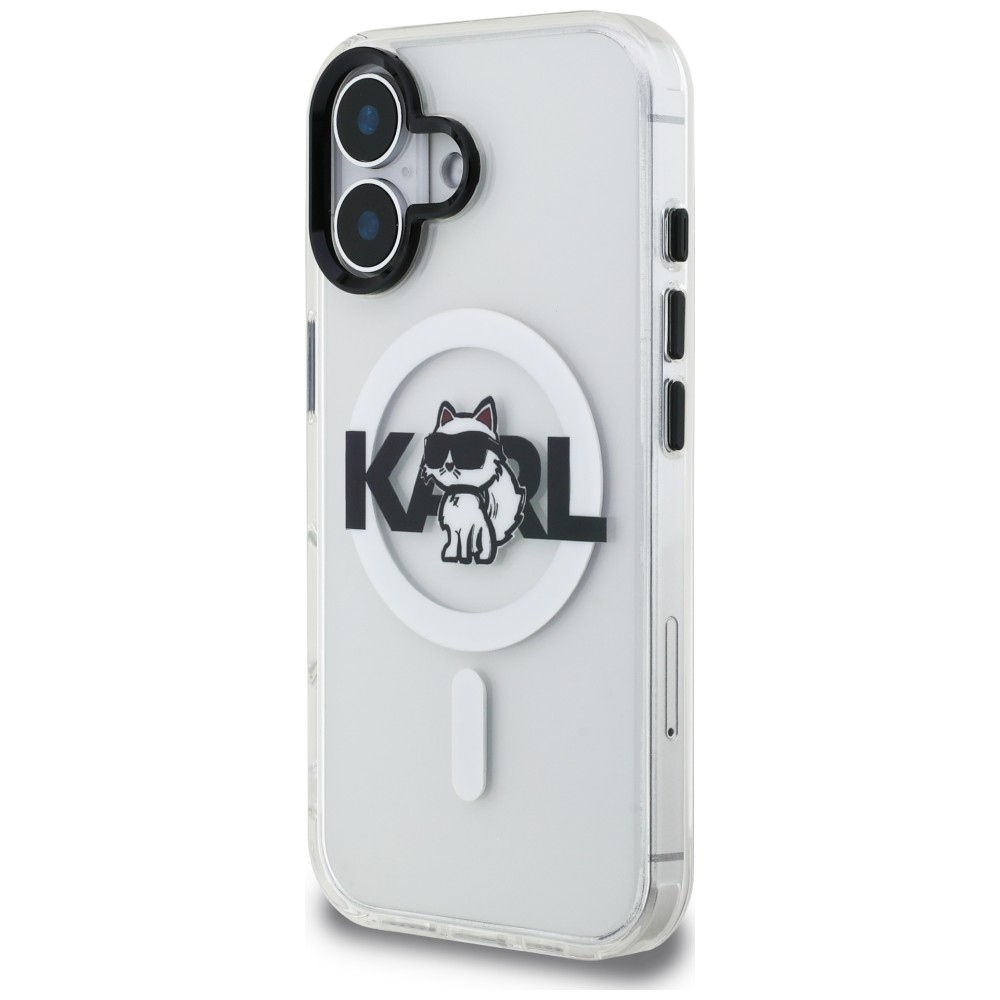 iTok webáruház - Karl Lagerfeld Karl Lagerfeld IML Choupette Sketch Logo MagSafe tok iPhone 17-hez (átlátszó) 2 Karl Lagerfeld IML Choupette Sketch Logo MagSafe iPhone 17 Case (átlátszó)
