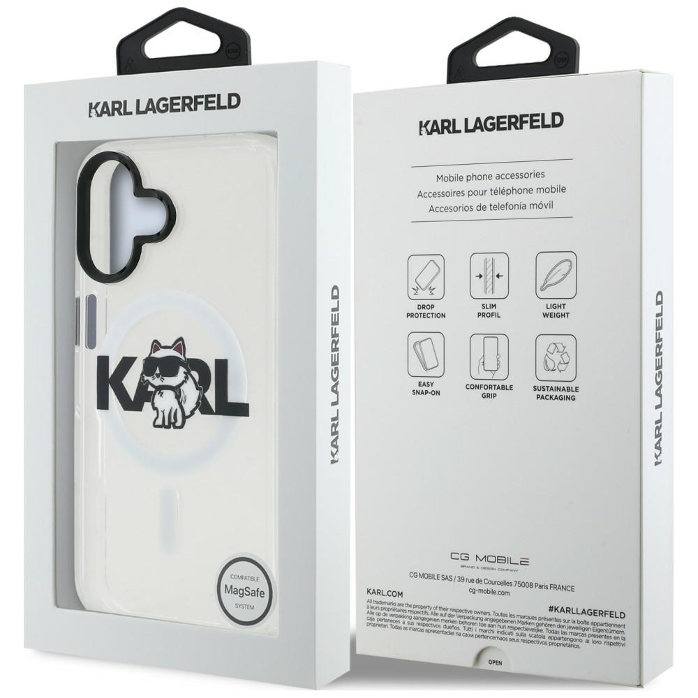 iTok webáruház - Karl Lagerfeld Karl Lagerfeld IML Choupette Sketch Logo MagSafe tok iPhone 17-hez (átlátszó) 8 Karl Lagerfeld IML Choupette Sketch Logo MagSafe iPhone 17 Case (átlátszó)